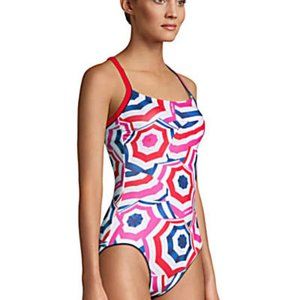 Lands' End Chlorine Resistant UPF50 Bathing Suit NWOT